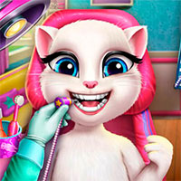 Игра Лечить зубы Анжеле