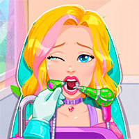 Игра Лечить зубы Полли